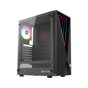 Gabinete Gamer XYZ HORIZON 100 ARGB, Vidrio Templado, USB 3.0, ATX, Negro