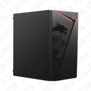 Gabinete Gamer MSI MAG SHIELD M301 (Micro-ATX, Ventilador 120mm, Negro)