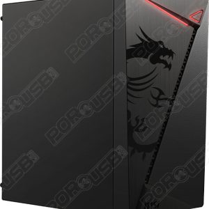 Gabinete Gamer MSI MAG SHIELD M301 (Micro-ATX, Ventilador 120mm, Negro)