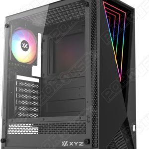 Gabinete Gamer XYZ HORIZON 100 ARGB, Vidrio Templado, USB 3.0, ATX, Negro