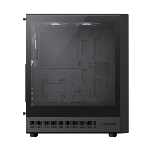 Gabinete gamer Gamemax Storm 2 ab, RGB FIJO, USB 3.0, USB Tipo C, ATX, Negro - Imagen 6